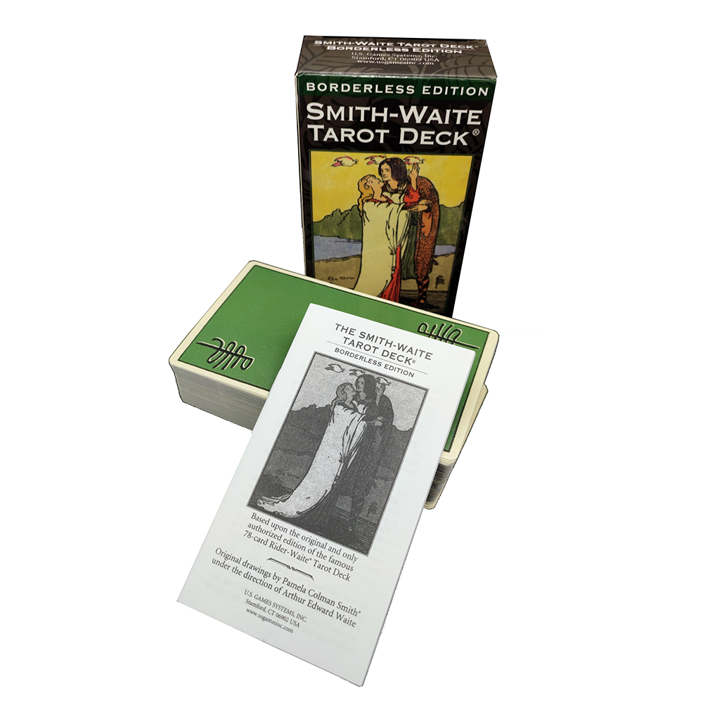 Tarot Cards Deck With Guidebook - 256g 12x7cm Smith-Waite Tarot Borderless Edition
