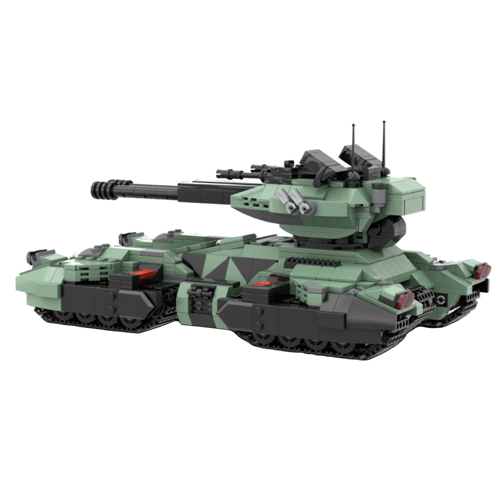 Lego Compatible Military Tank - MOC UNSC Grizzly Tank Building Blocks