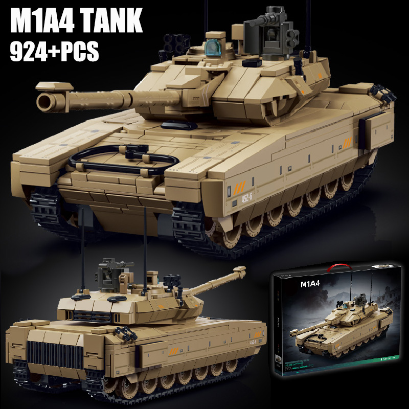 Lego Compatible Military Tank - Military 924pcs Delta Force M1A4 Main