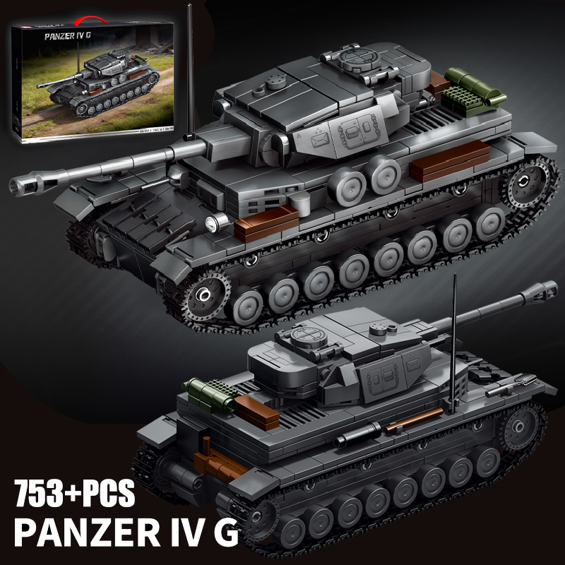 Lego Compatible Military Tank - Military 1/35 Scale Panzerkampfwagen IV Ausf.G