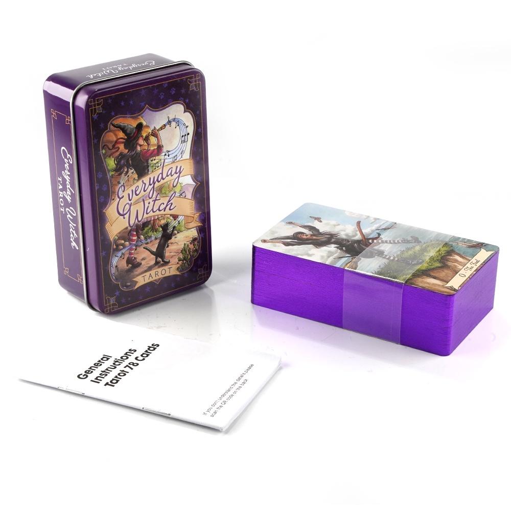 Tarot Cards Deck With Guidebook - 10.3*6cm Everyday Witch Tarot In A