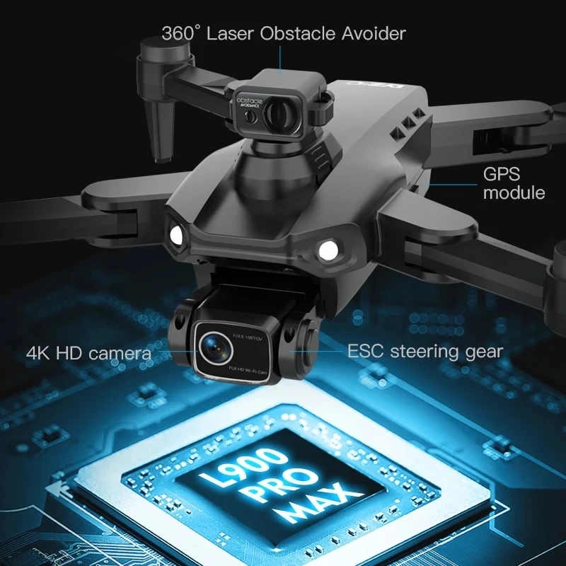 L900 Pro MAX GPS Drone 4K Prof - Fpv Brushless Rc Drone 4K ulasan dan harga