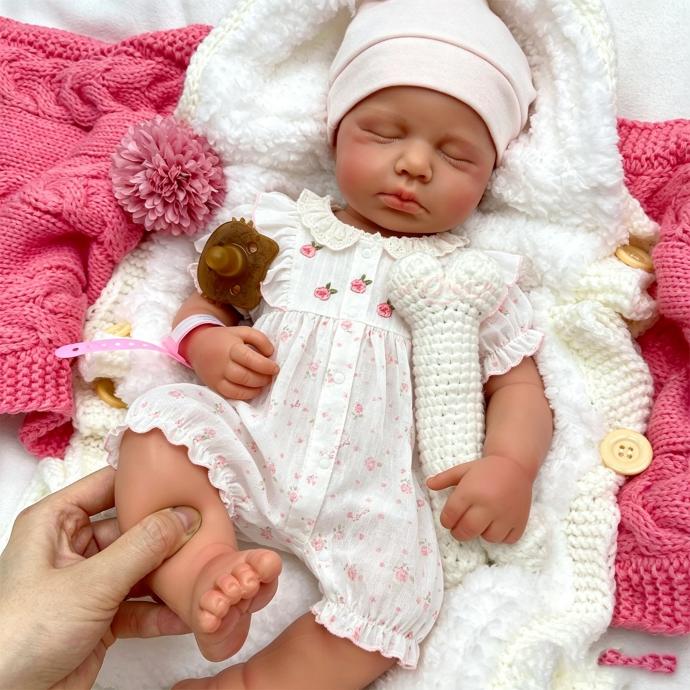 50cm Visible Veins Loulou Sili - Reborn Baby Doll Silicone Realistic ulasan dan harga