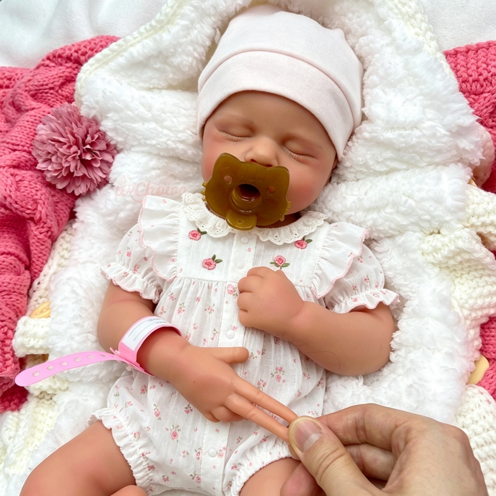 50cm Visible Veins Loulou Sili - Reborn Baby Doll Silicone Realistic ulasan dan harga