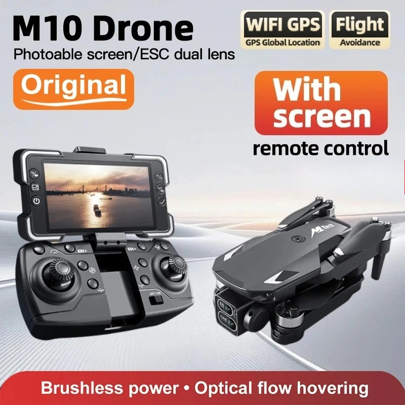 Original Drone M10 4K 5G HD Du - Fpv Brushless Rc Drone 4K ulasan dan harga
