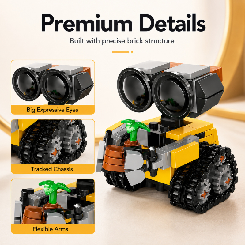 Mini Robot Building Blocks Set - Building Blocks ulasan dan harga
