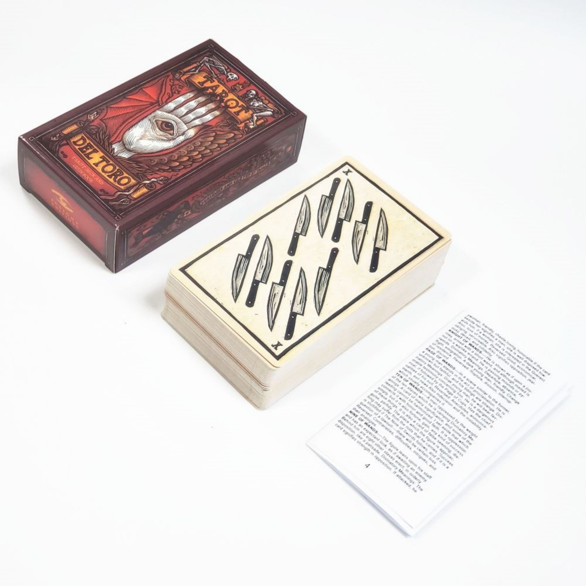 12x7cm Tarot del A Tarot Deck  - Tarot Cards Deck With Guidebook ulasan dan harga