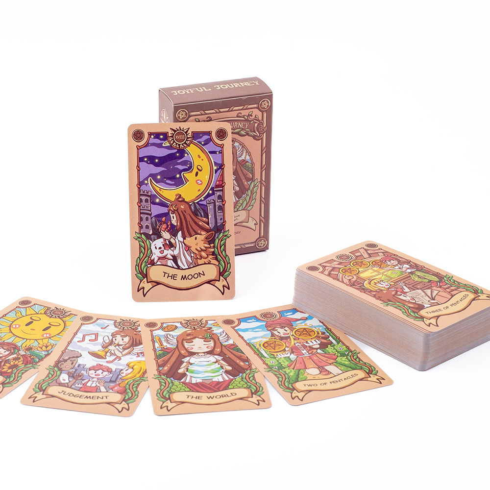 10.3X6cm Joyful Journey Tarot  - Tarot Cards Deck With Guidebook ulasan dan harga