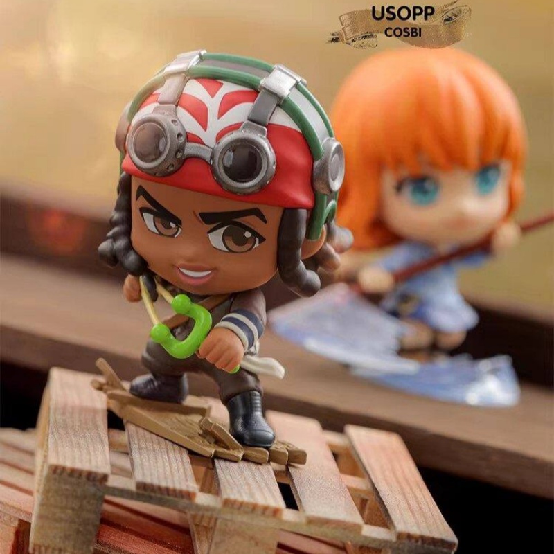 New Hot Toys One Piece Cosbi B - Anime Action Figure Blind Box ulasan dan harga