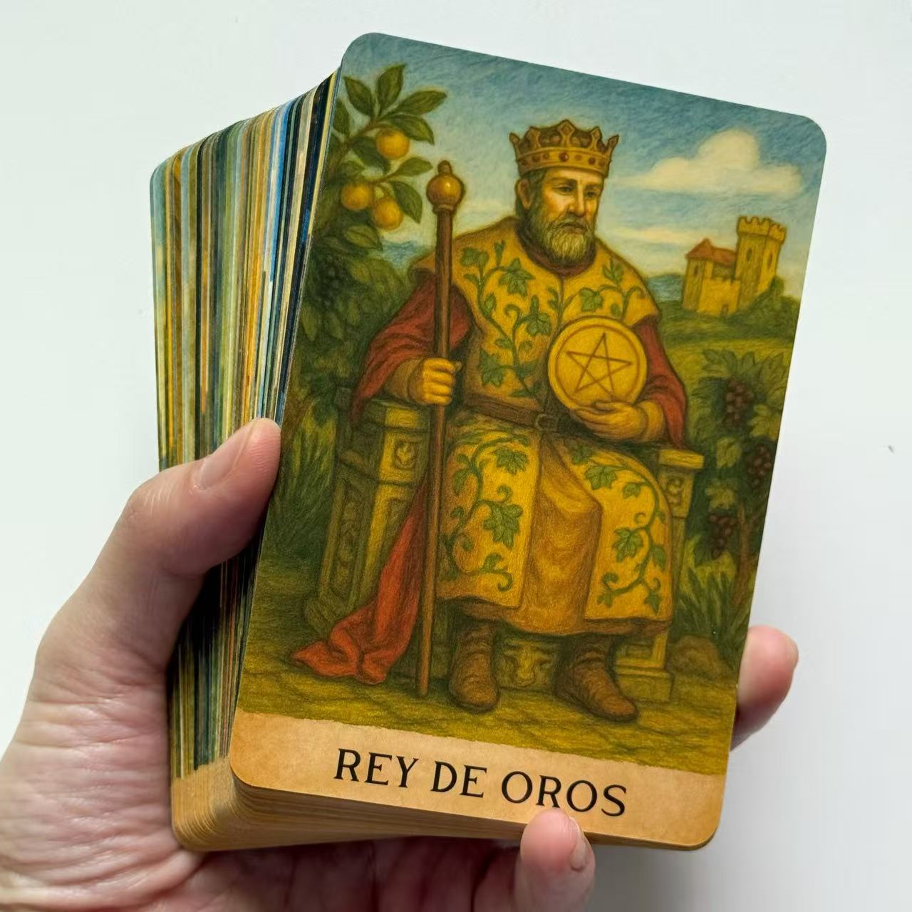 Spanish Tarot Deck, Classic Ta - Tarot Cards Deck With Guidebook ulasan dan harga