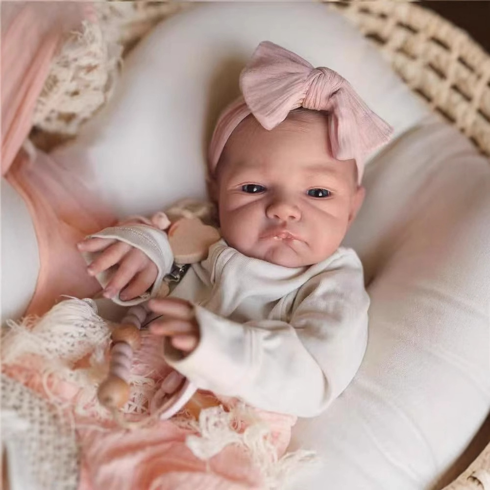 48CM Reborn Silicone Dolls Aug - Reborn Baby Doll Silicone Realistic ulasan dan harga