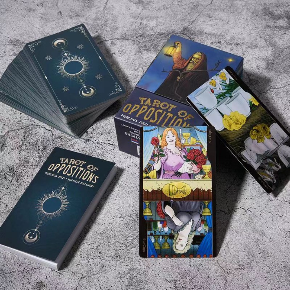 Oppositions Tarot Deck 12*7cm  - Tarot Cards Deck With Guidebook ulasan dan harga