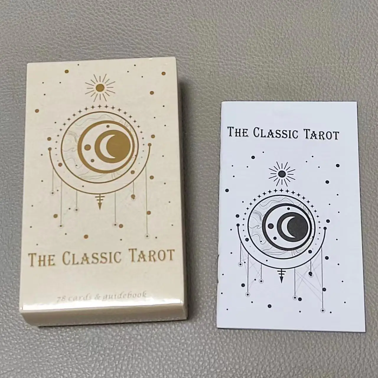 10.3*6cm The Classic Tarot 78  - Tarot Cards Deck With Guidebook ulasan dan harga