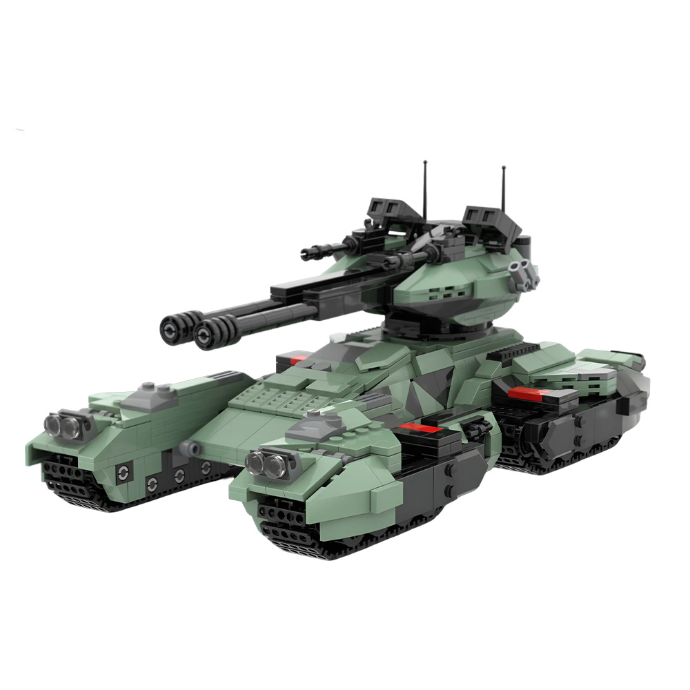 MOC UNSC Grizzly Tank Building - Lego Compatible Military Tank ulasan dan harga