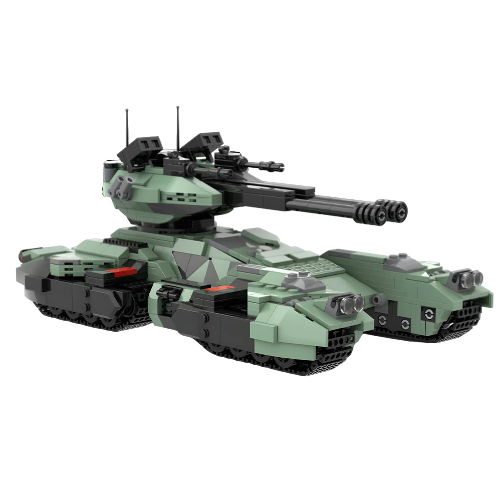MOC UNSC Grizzly Tank Building - Lego Compatible Military Tank ulasan dan harga
