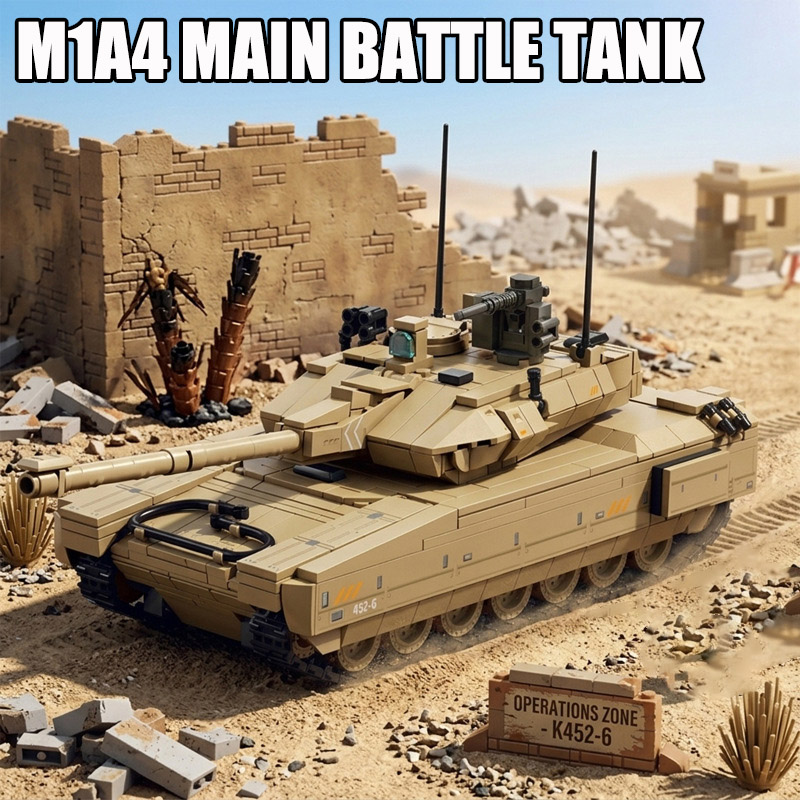 Military 924pcs Delta Force M1 - Lego Compatible Military Tank ulasan dan harga