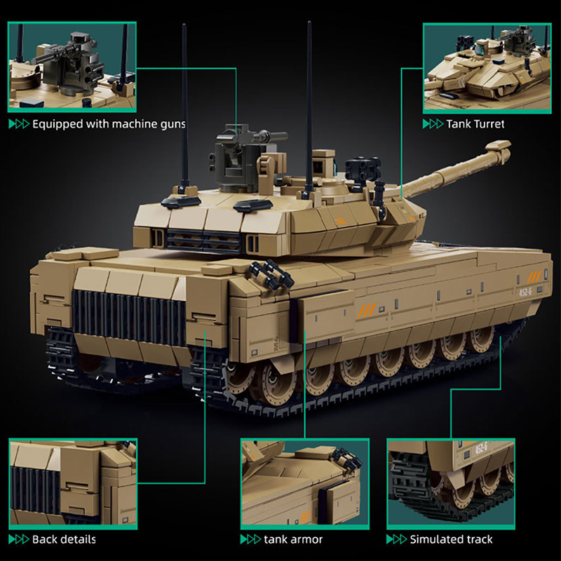 Military 924pcs Delta Force M1 - Lego Compatible Military Tank ulasan dan harga