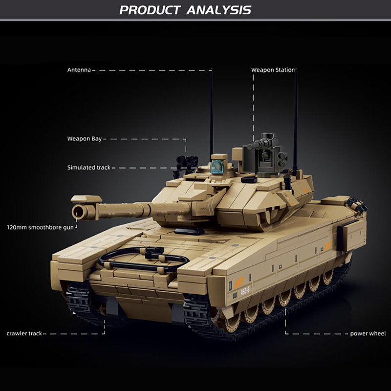 Military 924pcs Delta Force M1 - Lego Compatible Military Tank ulasan dan harga