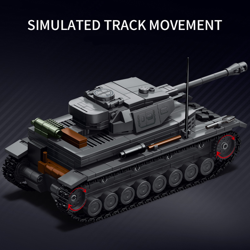 Military 1/35 Scale Panzerkamp - Lego Compatible Military Tank ulasan dan harga