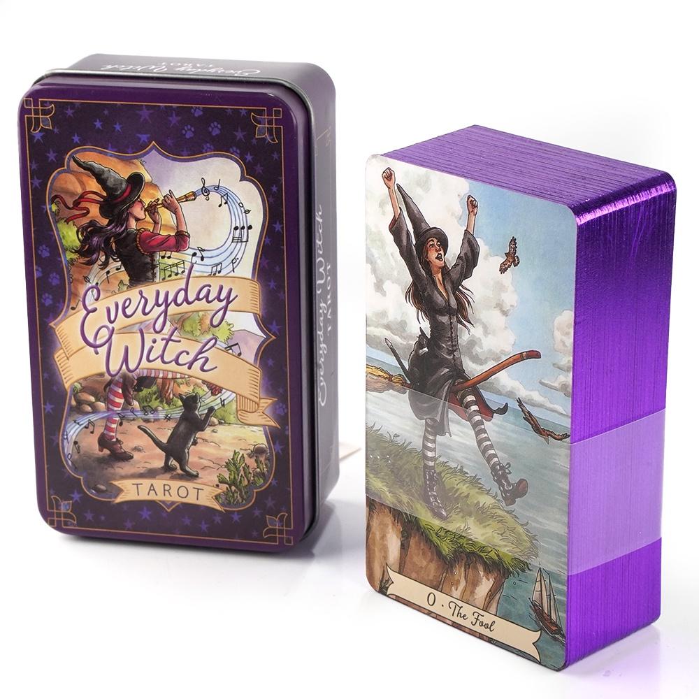 10.3*6cm Everyday Witch Tarot  - Tarot Cards Deck With Guidebook ulasan dan harga