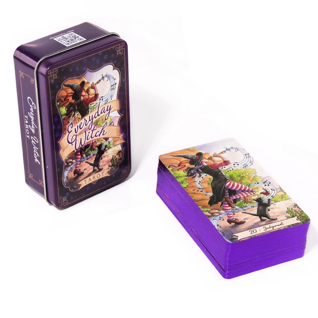 10.3*6cm Everyday Witch Tarot  - Tarot Cards Deck With Guidebook ulasan dan harga