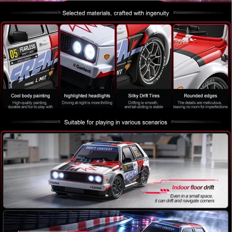 New S300 1:24 4WD RC Drift Car - Rc Drift Car 1 24 Scale 4Wd ulasan dan harga
