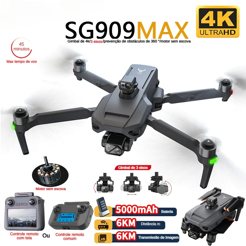 ZLL SG909 SG909MAX Professiona - Fpv Brushless Rc Drone 4K ulasan dan harga